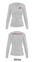 Northern Oklahoma College-Tonkawa Campus 96892260 Women's Long Sleeve V-neck Shirt - 6