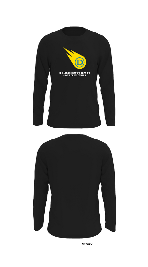 Long Sleeve Performance Shirt, De La Salle Institute-Institute Campus Cross Country, Cross Country, Teamtime, Team time, sublimation, custom sports apparel, team uniforms, spirit wear, spiritwear, sports uniforms, custom shirts, team store, custom team store, fundraiser sports, apparel fundraiser