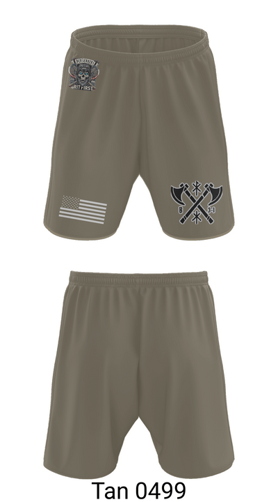 Baker 3-509th 3rd Plt 1st squad 60073036 Athletic Shorts With Pockets - 69