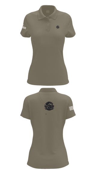 Womens Short Sleeve Performance Polo, VAQ-131, Navy, Teamtime, Team time, sublimation, custom sports apparel, team uniforms, spirit wear, spiritwear, sports uniforms, custom shirts, team store, custom team store, fundraiser sports, apparel fundraiser