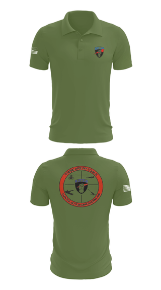 Short Sleeve Performance Polo, Bravo 1/78th FA, Army, Teamtime, Team time, sublimation, custom sports apparel, team uniforms, spirit wear, spiritwear, sports uniforms, custom shirts, team store, custom team store, fundraiser sports, apparel fundraiser