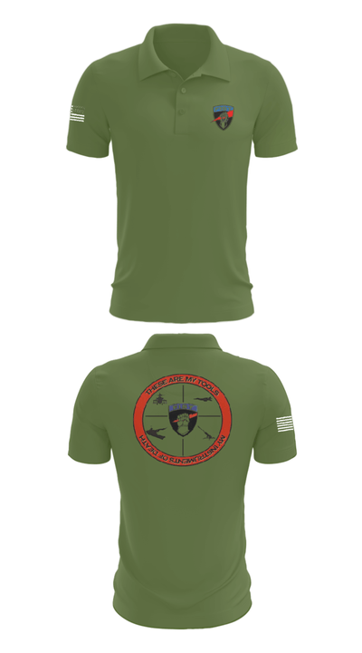 Bravo 1/78th FA 82804749 Short Sleeve Performance Polo - 47