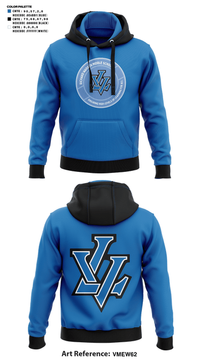 Warren Middle School Cheer 20624892 Hoodie - 41