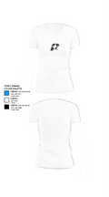 DMV HOOPSTARZ 88350865 Women's Short Sleeve V-neck Shirt - 18