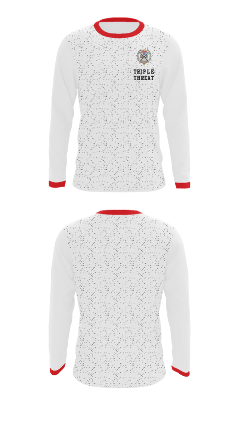 Long Sleeve Performance Shirt, Triple Threat, Spirit Store, Teamtime, Team time, sublimation, custom sports apparel, team uniforms, spirit wear, spiritwear, sports uniforms, custom shirts, team store, custom team store, fundraiser sports, apparel fundraiser