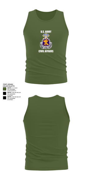 Tank Top, Civil Affairs Schoolhouse, , Teamtime, Team time, sublimation, custom sports apparel, team uniforms, spirit wear, spiritwear, sports uniforms, custom shirts, team store, custom team store, fundraiser sports, apparel fundraiser