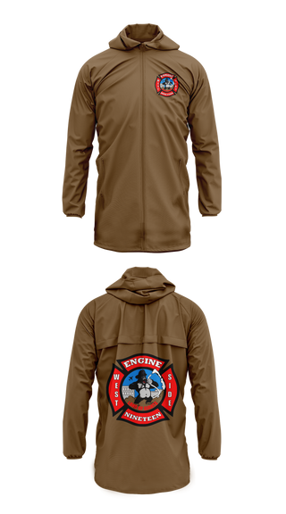 Windbreaker, Station 19, Fire Department, Teamtime, Team time, sublimation, custom sports apparel, team uniforms, spirit wear, spiritwear, sports uniforms, custom shirts, team store, custom team store, fundraiser sports, apparel fundraiser