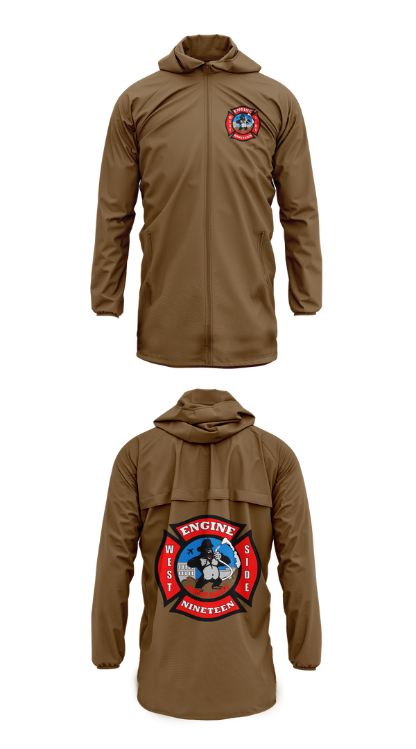 Windbreaker, Station 19, Fire Department, Teamtime, Team time, sublimation, custom sports apparel, team uniforms, spirit wear, spiritwear, sports uniforms, custom shirts, team store, custom team store, fundraiser sports, apparel fundraiser