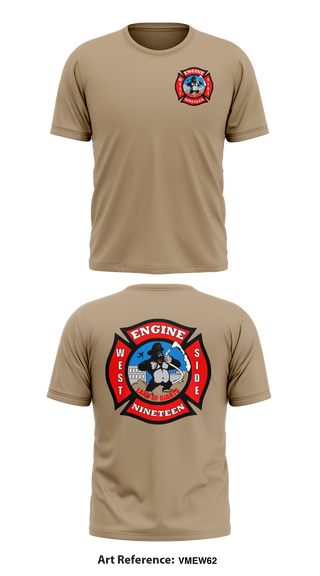 Short Sleeve Performance Shirt, Station 19, Fire Department, Teamtime, Team time, sublimation, custom sports apparel, team uniforms, spirit wear, spiritwear, sports uniforms, custom shirts, team store, custom team store, fundraiser sports, apparel fundraiser