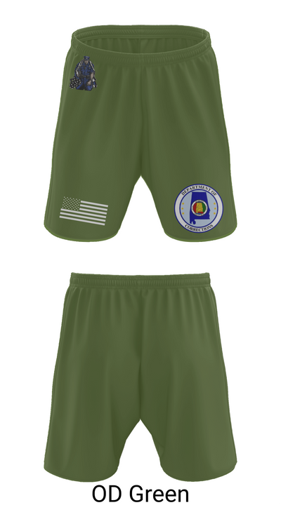 Alabama Department of Corrections 68414517 Athletic Shorts With Pockets - 47