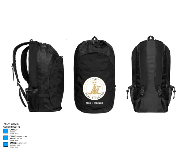 Gear Bag, FC REAL LIBERTAD, Men's Soccer, Teamtime, Team time, sublimation, custom sports apparel, team uniforms, spirit wear, spiritwear, sports uniforms, custom shirts, team store, custom team store, fundraiser sports, apparel fundraiser