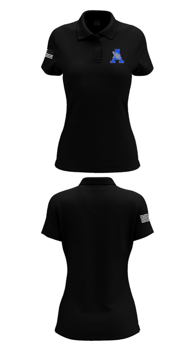 Airport High School Volleyball 92369251 Women's Short Sleeve Performance Polo  - 36