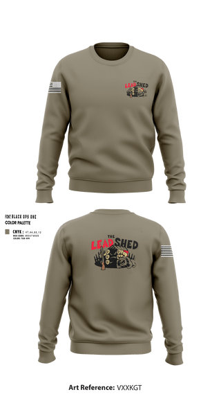Crew Neck Sweatshirt, The Lead Shed, , Teamtime, Team time, sublimation, custom sports apparel, team uniforms, spirit wear, spiritwear, sports uniforms, custom shirts, team store, custom team store, fundraiser sports, apparel fundraiser