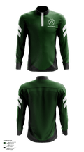 Panthers Volleyball 30549328 Quarter Zip Jacket - 45