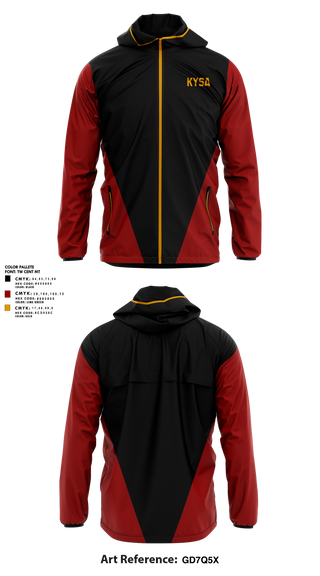 Windbreaker, KYSA, Baseball, Teamtime, Team time, sublimation, custom sports apparel, team uniforms, spirit wear, spiritwear, sports uniforms, custom shirts, team store, custom team store, fundraiser sports, apparel fundraiser