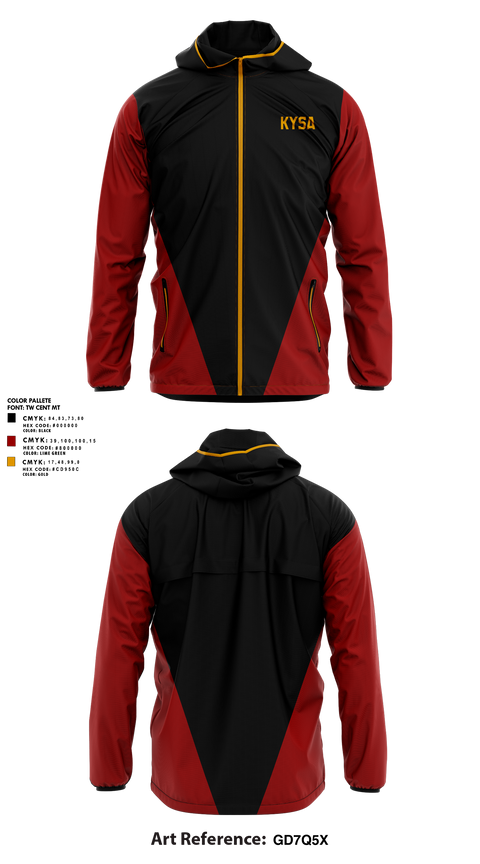Windbreaker, KYSA, Baseball, Teamtime, Team time, sublimation, custom sports apparel, team uniforms, spirit wear, spiritwear, sports uniforms, custom shirts, team store, custom team store, fundraiser sports, apparel fundraiser