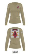 Usasoc 85355509 Women's Long Sleeve V-neck Shirt - 97
