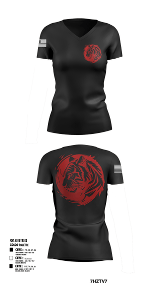Womens Short Sleeve Vneck Shirt, 312th HR CO, A1 Postal, Army, Teamtime, Team time, sublimation, custom sports apparel, team uniforms, spirit wear, spiritwear, sports uniforms, custom shirts, team store, custom team store, fundraiser sports, apparel fundraiser