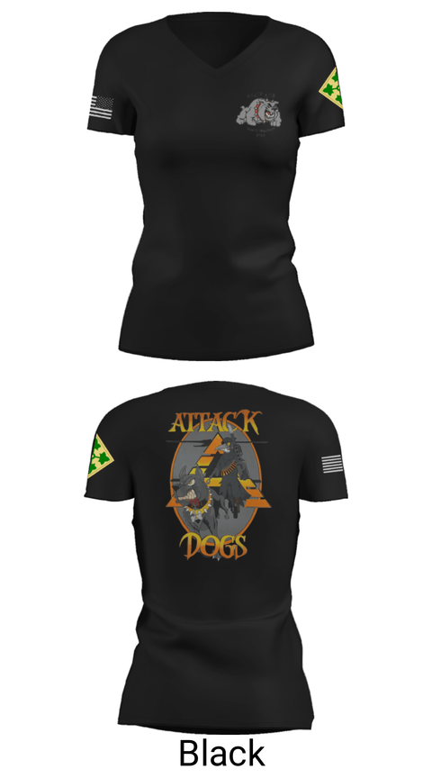 Women's Short Sleeve Vneck Shirt, B Co 404th ASB, Army, Teamtime, Team time, sublimation, custom sports apparel, team uniforms, spirit wear, spiritwear, sports uniforms, custom shirts, team store, custom team store, fundraiser sports, apparel fundraiser