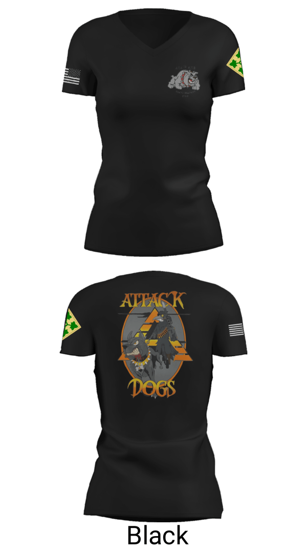 Women's Short Sleeve Vneck Shirt, B Co 404th ASB, Army, Teamtime, Team time, sublimation, custom sports apparel, team uniforms, spirit wear, spiritwear, sports uniforms, custom shirts, team store, custom team store, fundraiser sports, apparel fundraiser