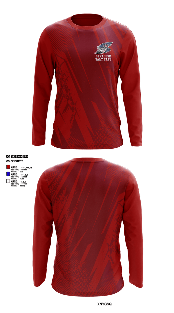 Long Sleeve Performance Shirt, Syracuse Salt Cats Baseball, Baseball, Teamtime, Team time, sublimation, custom sports apparel, team uniforms, spirit wear, spiritwear, sports uniforms, custom shirts, team store, custom team store, fundraiser sports, apparel fundraiser