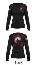 331 TRS / FLT 154 WOLFPACK 75262694 Women's Long Sleeve V-neck Shirt - 37