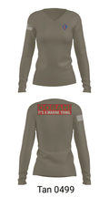 1st Marine Regiment 32808075 Women's Long Sleeve V-neck Shirt - 54