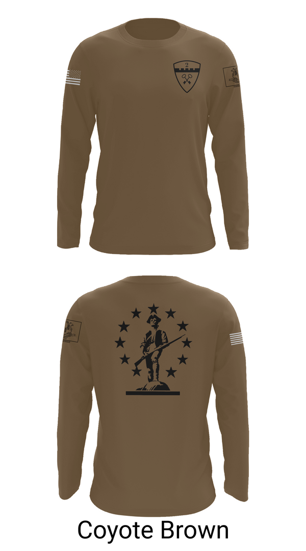 Long Sleeve Performance Shirt, 2nd Company Governor's Foot Guard, , Teamtime, Team time, sublimation, custom sports apparel, team uniforms, spirit wear, spiritwear, sports uniforms, custom shirts, team store, custom team store, fundraiser sports, apparel fundraiser