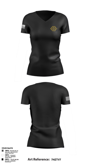 Womens Short Sleeve Vneck Shirt, Isenbarger Construction LLC, , Teamtime, Team time, sublimation, custom sports apparel, team uniforms, spirit wear, spiritwear, sports uniforms, custom shirts, team store, custom team store, fundraiser sports, apparel fundraiser