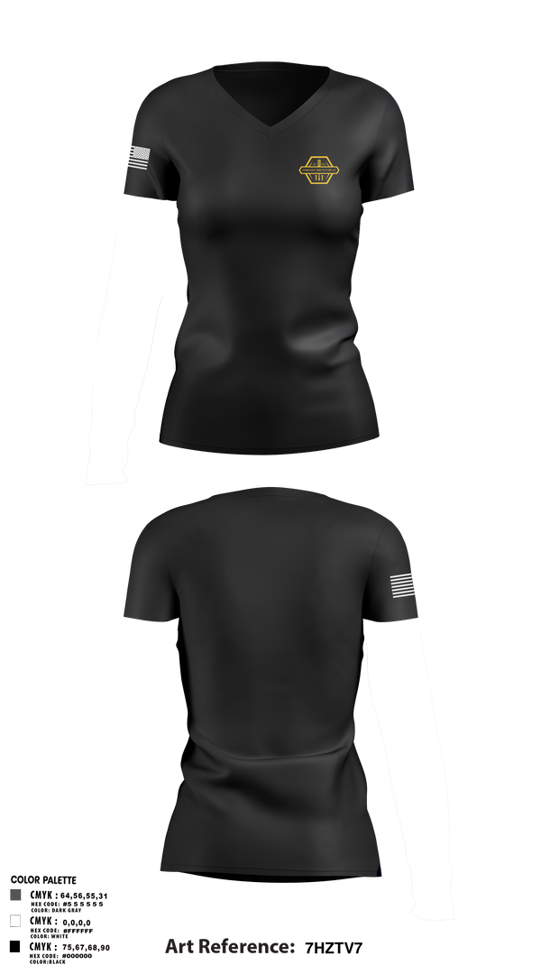 Womens Short Sleeve Vneck Shirt, Isenbarger Construction LLC, , Teamtime, Team time, sublimation, custom sports apparel, team uniforms, spirit wear, spiritwear, sports uniforms, custom shirts, team store, custom team store, fundraiser sports, apparel fundraiser