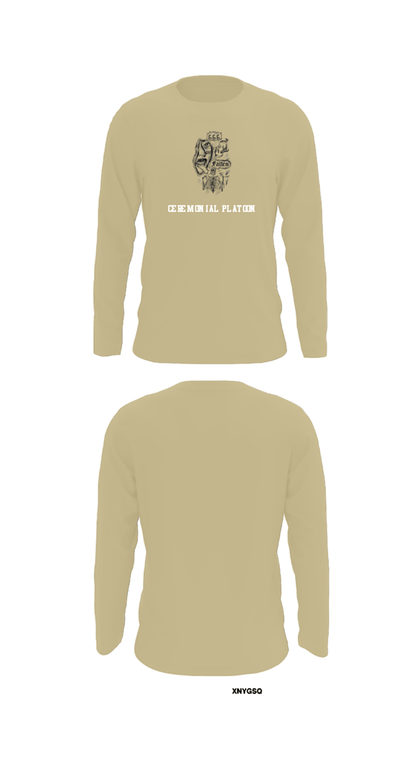 Long Sleeve Performance Shirt, Ceremonial Platoon, Marines, Teamtime, Team time, sublimation, custom sports apparel, team uniforms, spirit wear, spiritwear, sports uniforms, custom shirts, team store, custom team store, fundraiser sports, apparel fundraiser