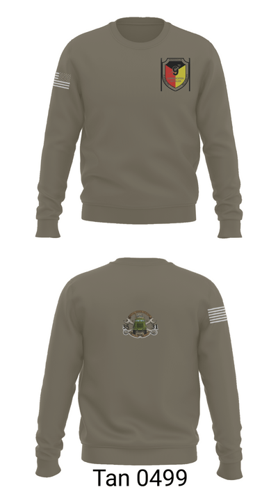 9th Comm Service company 88104614 Crew Neck Sweatshirt - 65