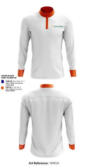 Quarter Zip Jacket, Innovatec, , Teamtime, Team time, sublimation, custom sports apparel, team uniforms, spirit wear, spiritwear, sports uniforms, custom shirts, team store, custom team store, fundraiser sports, apparel fundraiser
