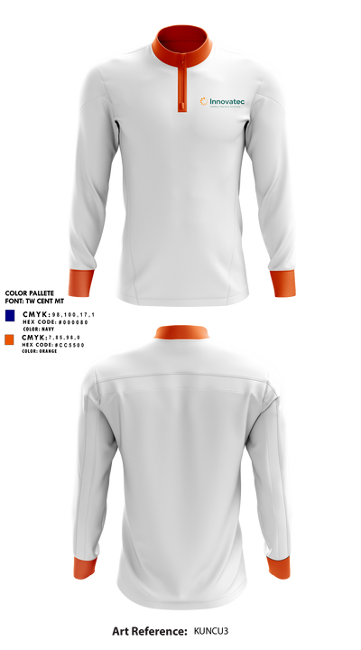 Innovatec 11373900 Quarter Zip Jacket - 20