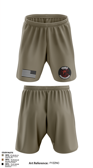 Athletic Shorts With Pockets, C Co Chupacabras, Army, Teamtime, Team time, sublimation, custom sports apparel, team uniforms, spirit wear, spiritwear, sports uniforms, custom shirts, team store, custom team store, fundraiser sports, apparel fundraiser