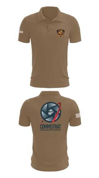 Short Sleeve Performance Polo, 12th MLR COMMSTRAT, Marines, Teamtime, Team time, sublimation, custom sports apparel, team uniforms, spirit wear, spiritwear, sports uniforms, custom shirts, team store, custom team store, fundraiser sports, apparel fundraiser