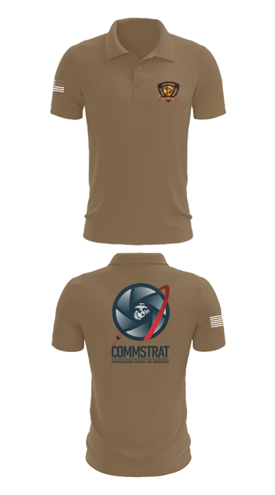 12th MLR COMMSTRAT 81672538 Short Sleeve Performance Polo - 7