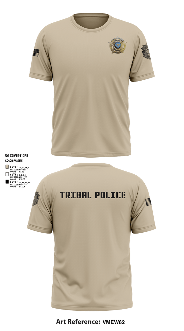 Short Sleeve Performance Shirt, Eastern Shawnee Tribal Police, Police, Teamtime, Team time, sublimation, custom sports apparel, team uniforms, spirit wear, spiritwear, sports uniforms, custom shirts, team store, custom team store, fundraiser sports, apparel fundraiser