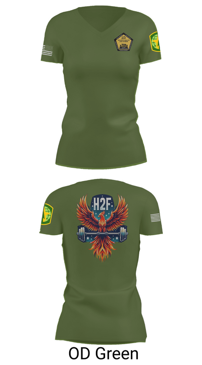 Phoenix H2F 94523826 Women's Short Sleeve V-neck Shirt - 48