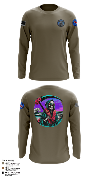 REAPERS, FT SHAFTER 63519061 Long Sleeve Performance Shirt 1