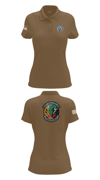 512th Dragons 89683598 Women's Short Sleeve Performance Polo  - 15