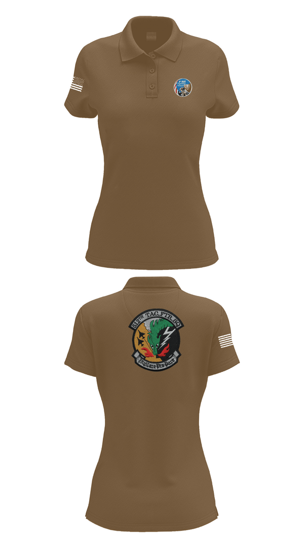 Womens Short Sleeve Performance Polo, 512th Dragons, , Teamtime, Team time, sublimation, custom sports apparel, team uniforms, spirit wear, spiritwear, sports uniforms, custom shirts, team store, custom team store, fundraiser sports, apparel fundraiser