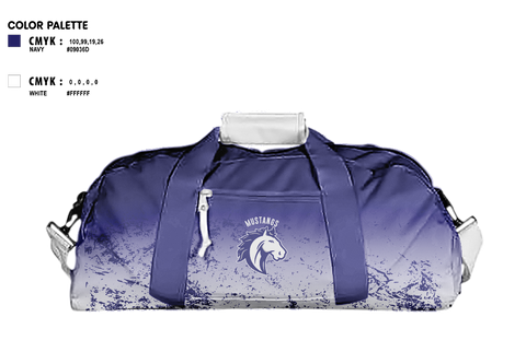 Duffle Bag, Mustangs Volleyball, Men's Volleyball, Teamtime, Team time, sublimation, custom sports apparel, team uniforms, spirit wear, spiritwear, sports uniforms, custom shirts, team store, custom team store, fundraiser sports, apparel fundraiser