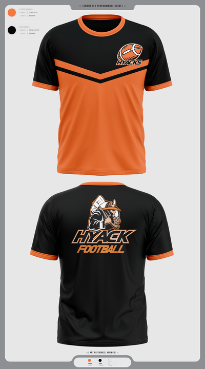 Hyacks Football 75813523 Short Sleeve Performance Shirt - 2
