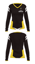 Midland Community High School Softball 56589976 Women's Long Sleeve V-neck Shirt - 30