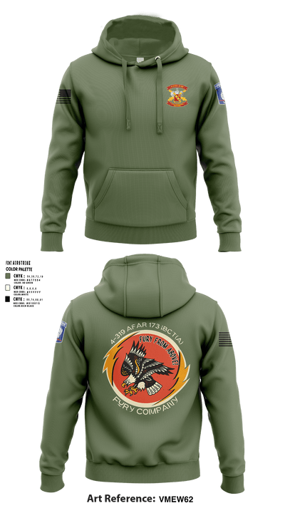 FCO 4-319 AFAR, 173 IBCT(A) 62795689 Hoodie - 2