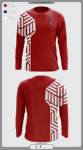 Holbrook High School Wrestling 21507818 Long Sleeve Performance Shirt - 1