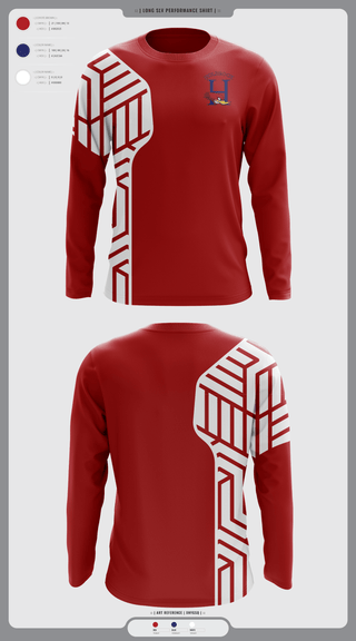 Long Sleeve Performance Shirt, Holbrook High School Wrestling, Wrestling, Teamtime, Team time, sublimation, custom sports apparel, team uniforms, spirit wear, spiritwear, sports uniforms, custom shirts, team store, custom team store, fundraiser sports, apparel fundraiser