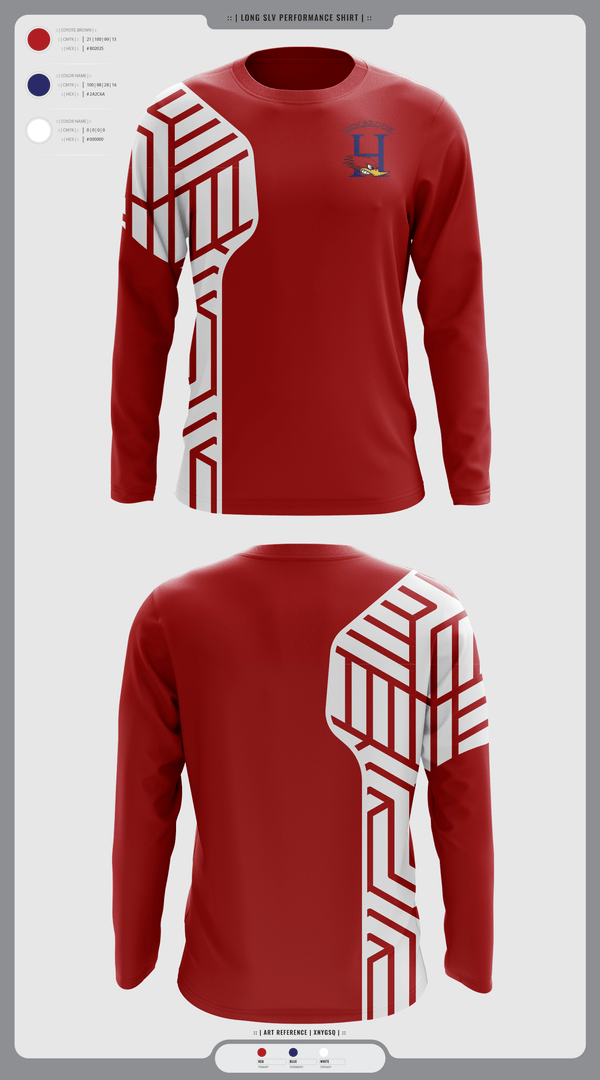 Long Sleeve Performance Shirt, Holbrook High School Wrestling, Wrestling, Teamtime, Team time, sublimation, custom sports apparel, team uniforms, spirit wear, spiritwear, sports uniforms, custom shirts, team store, custom team store, fundraiser sports, apparel fundraiser