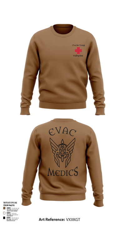 Evac PLT, RSS, 2CR 13991169 Crew Neck Sweatshirt - 120